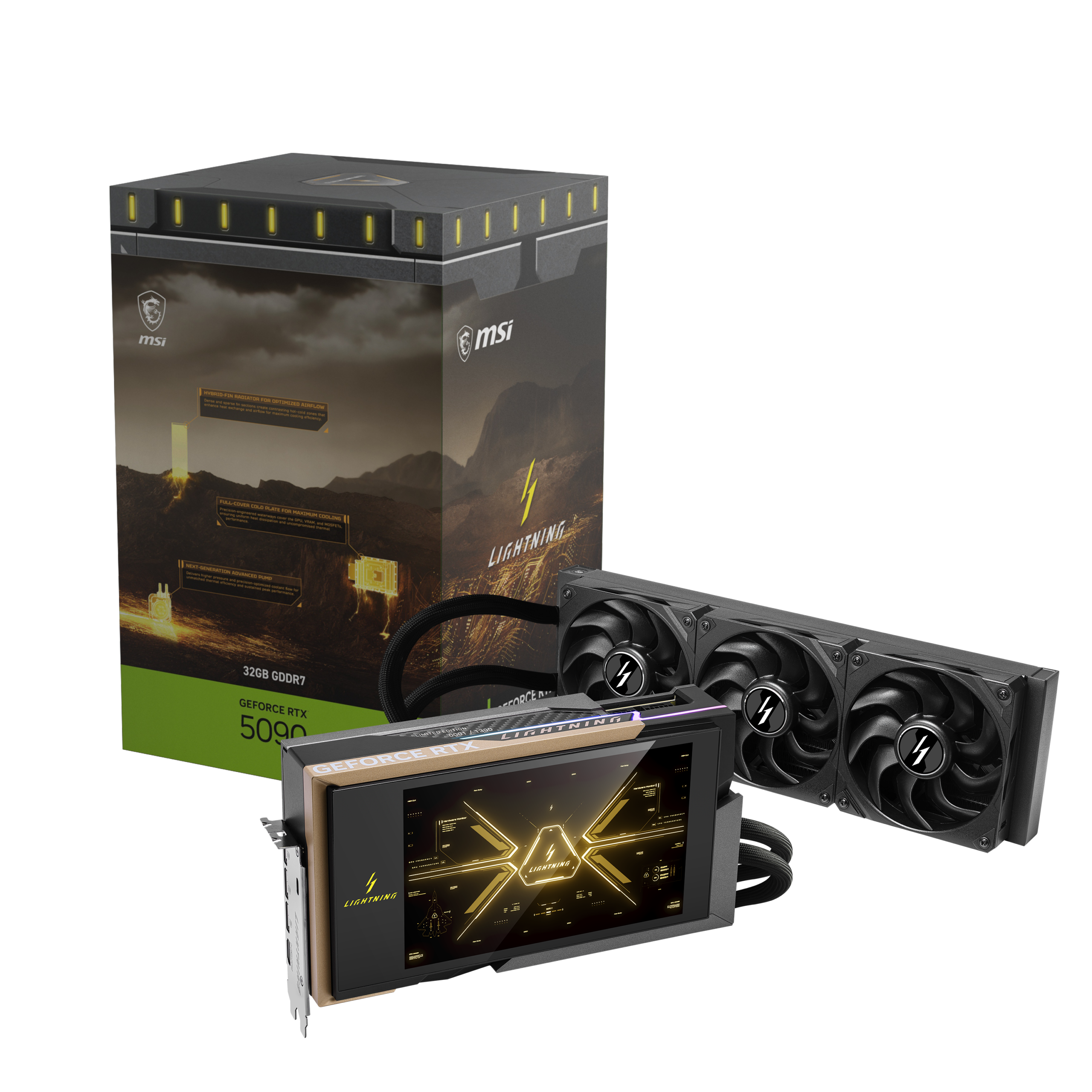Jetzt verfügbar: MSI GeForce RTX 5090 32G LIGHTNING Z